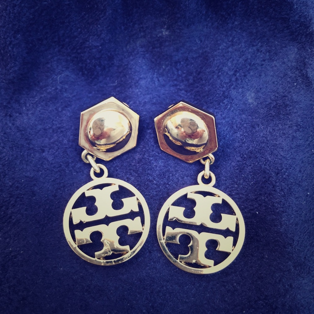 Authentic Gold Tory Burch earrings